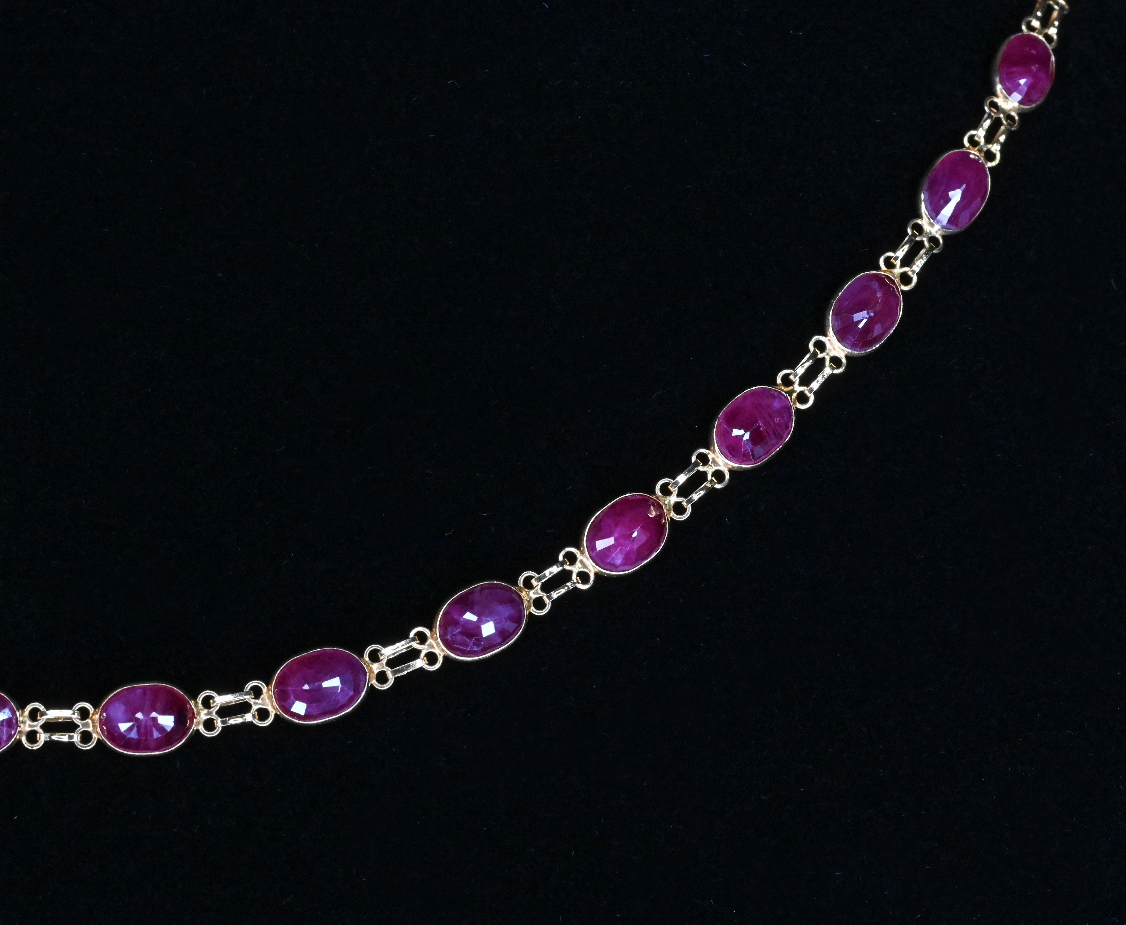 Ruby Bezel Necklace thumbnail 3