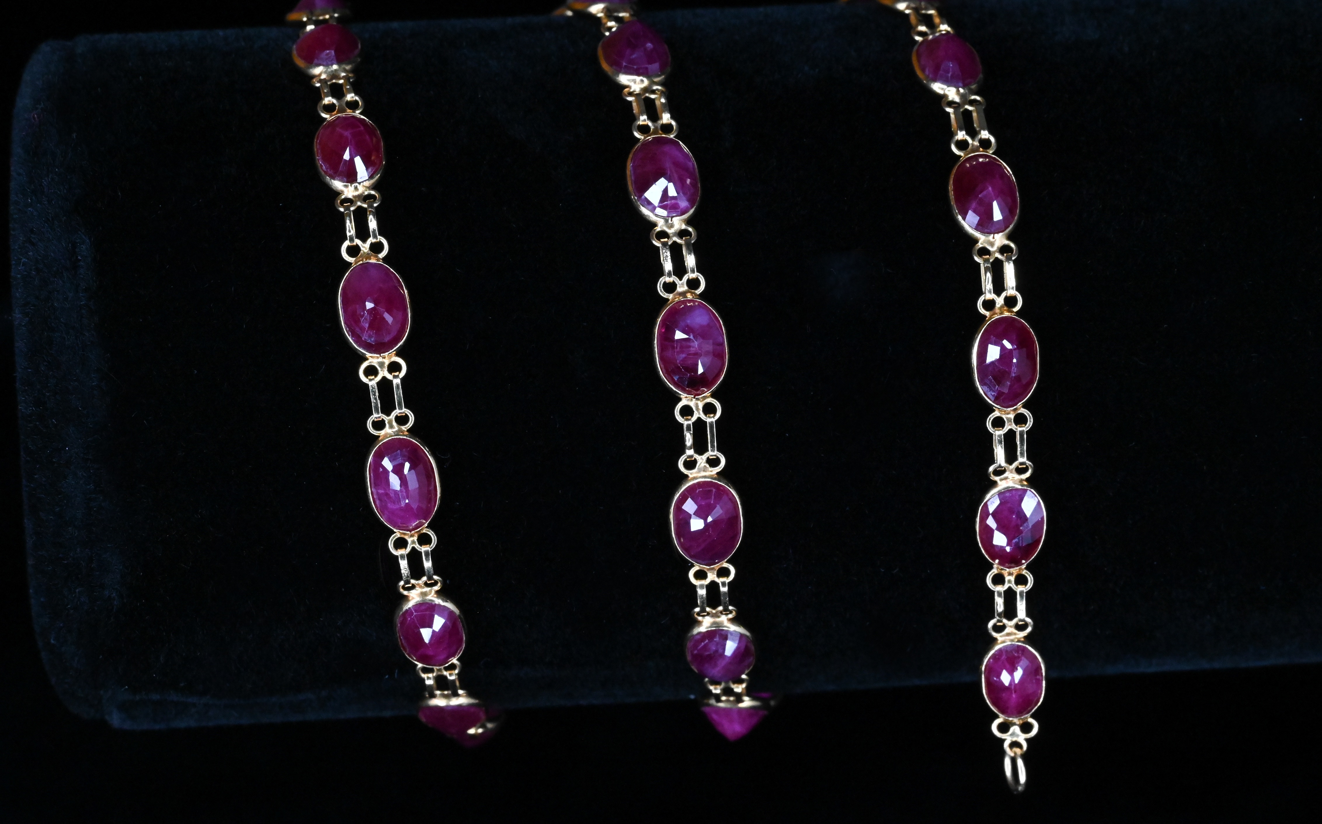 Ruby Bezel Necklace thumbnail 4