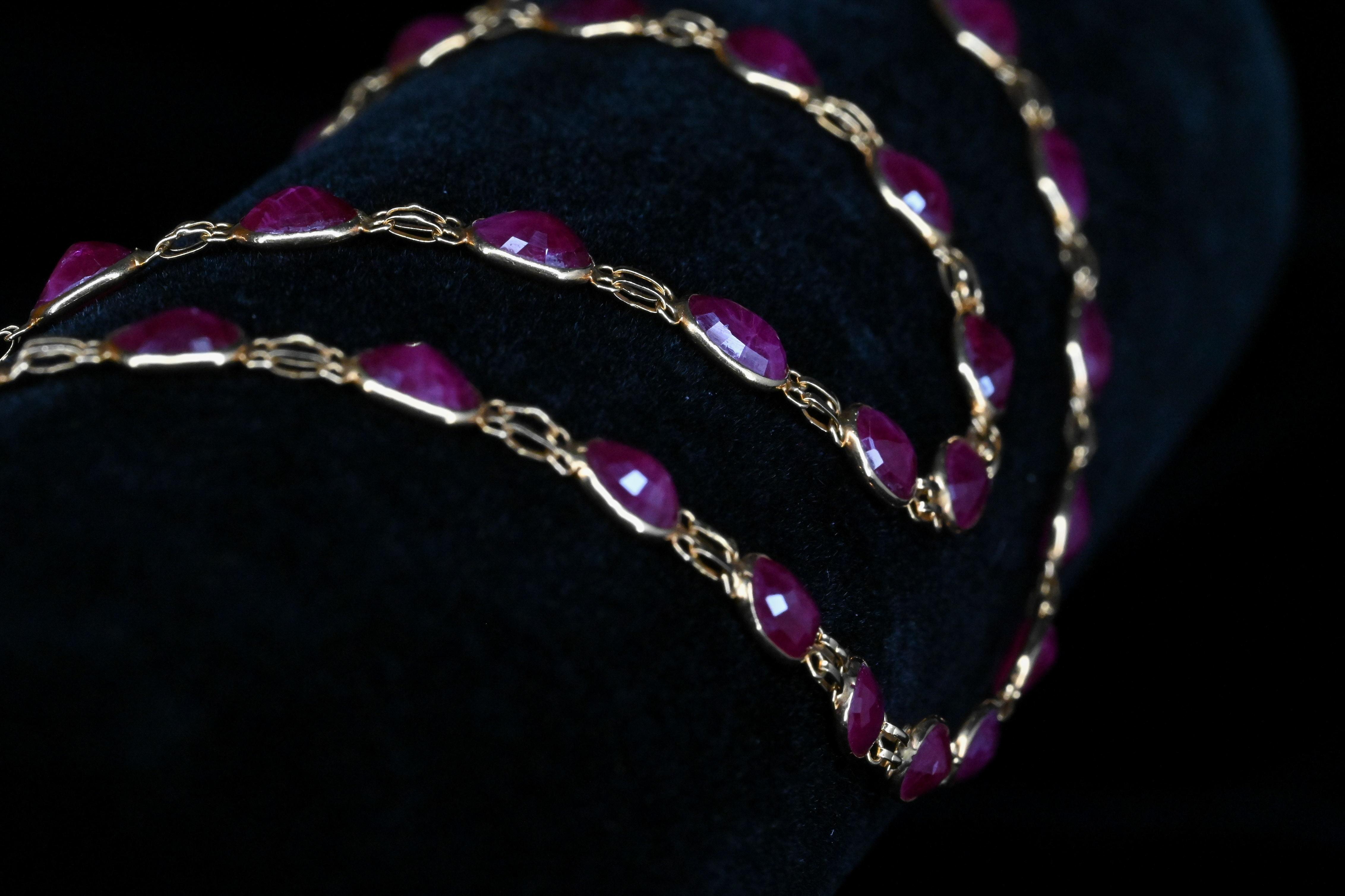 Ruby Bezel Necklace thumbnail 5