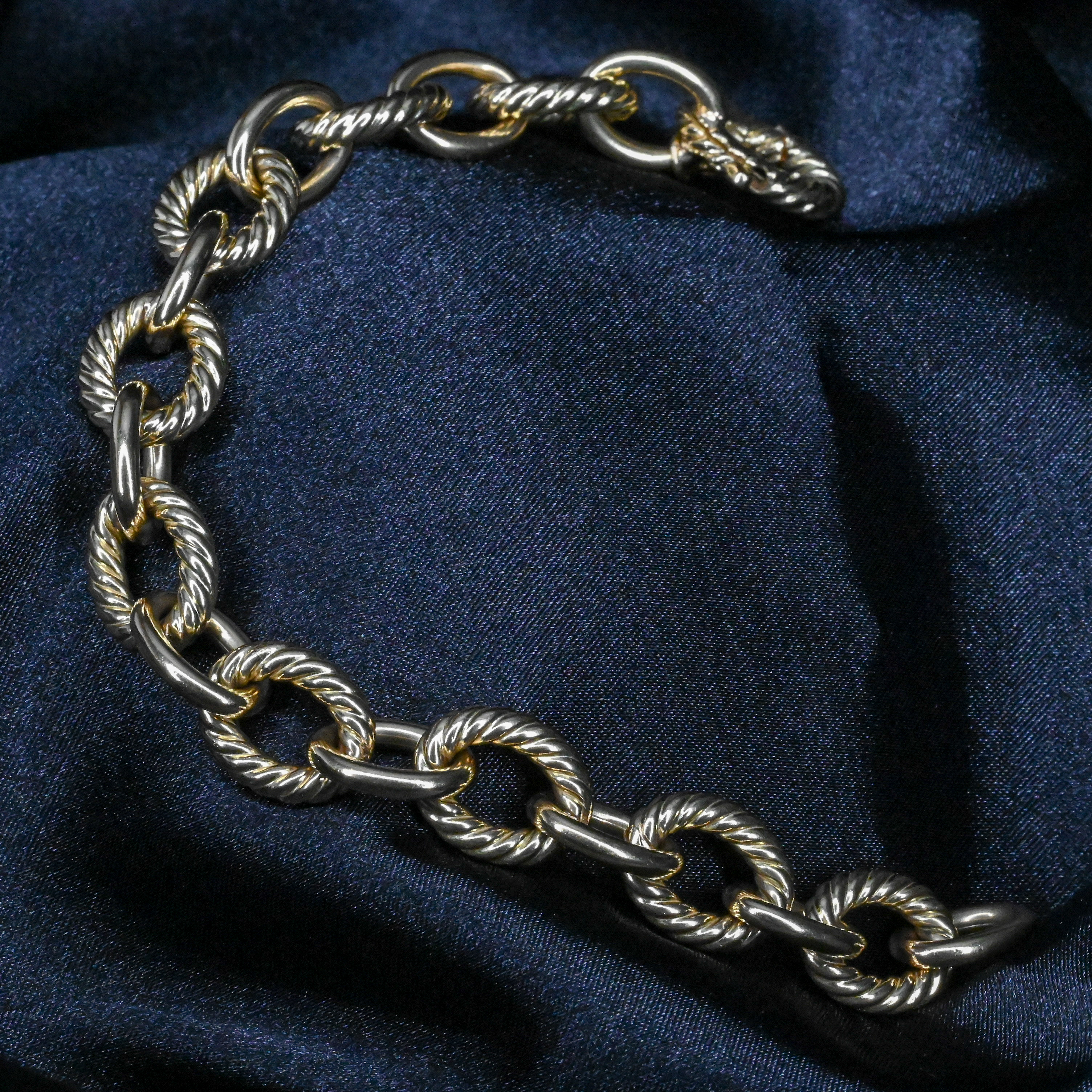 Yellow Gold Madison Chain Bracelet thumbnail 2
